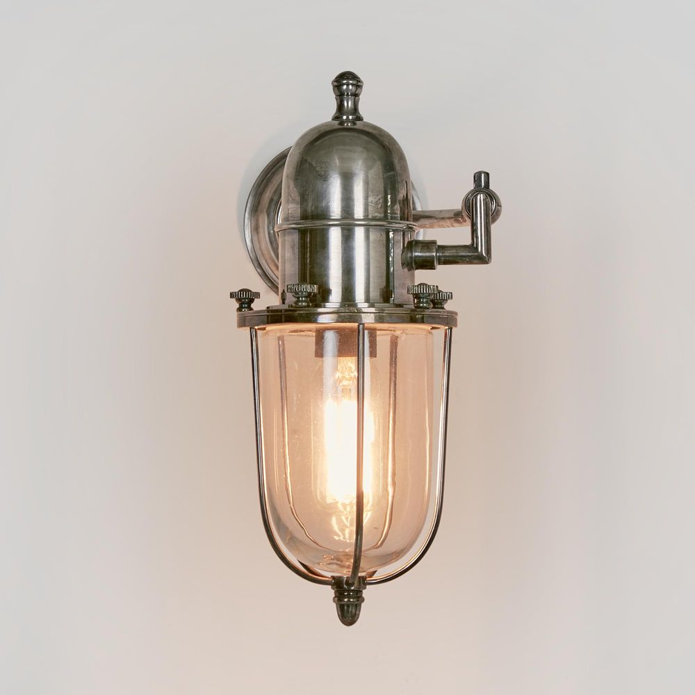 Chapel Outdoor Wall Light Outdoor Silver (RRP $649) - Image 3