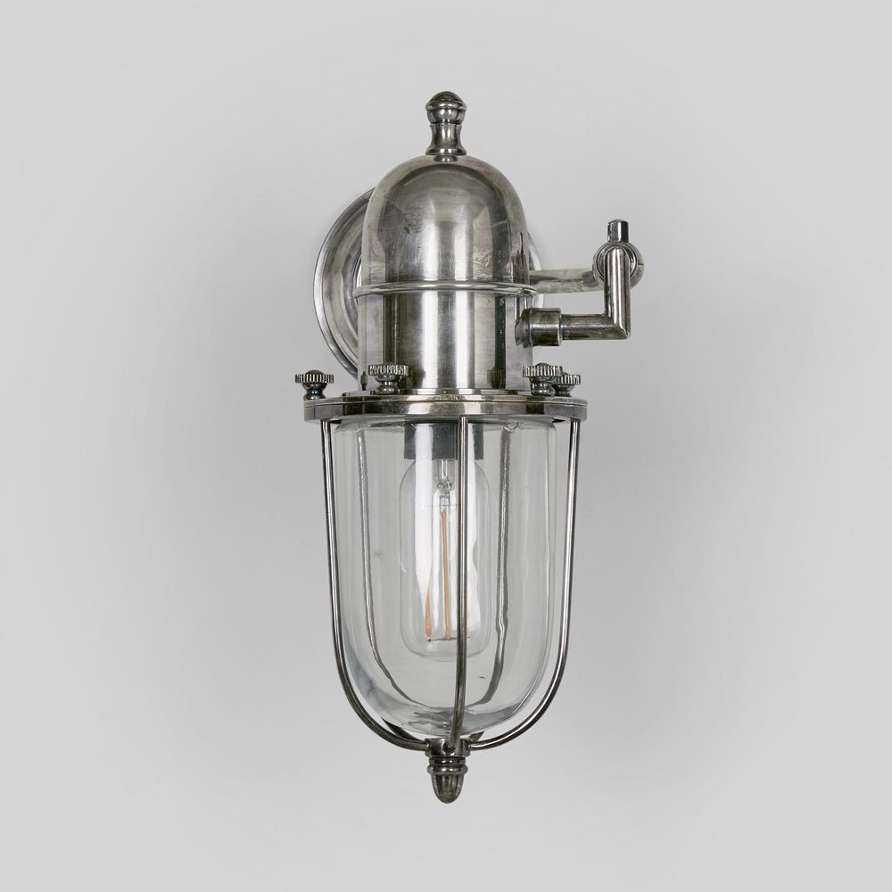 Chapel Outdoor Wall Light Outdoor Silver (RRP $649) - Image 2