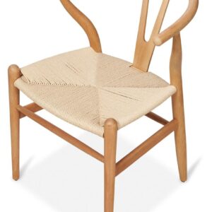 "Wishbone" Hamptons Style Beechwood Chair in Natural (RRP $449)