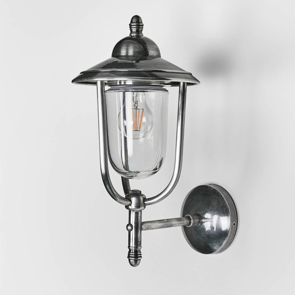 Pier Outdoor Wall Light Antique Silver (RRP $649) - Image 3