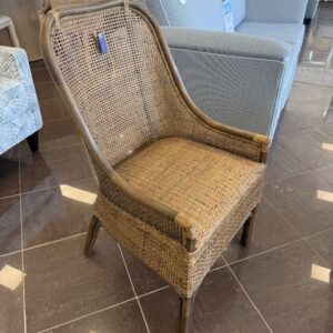 "Southbeach" Hamptons Style Rattan Cane Kitchen Counter Bsr Stool, Mango Teak (RRP $499)