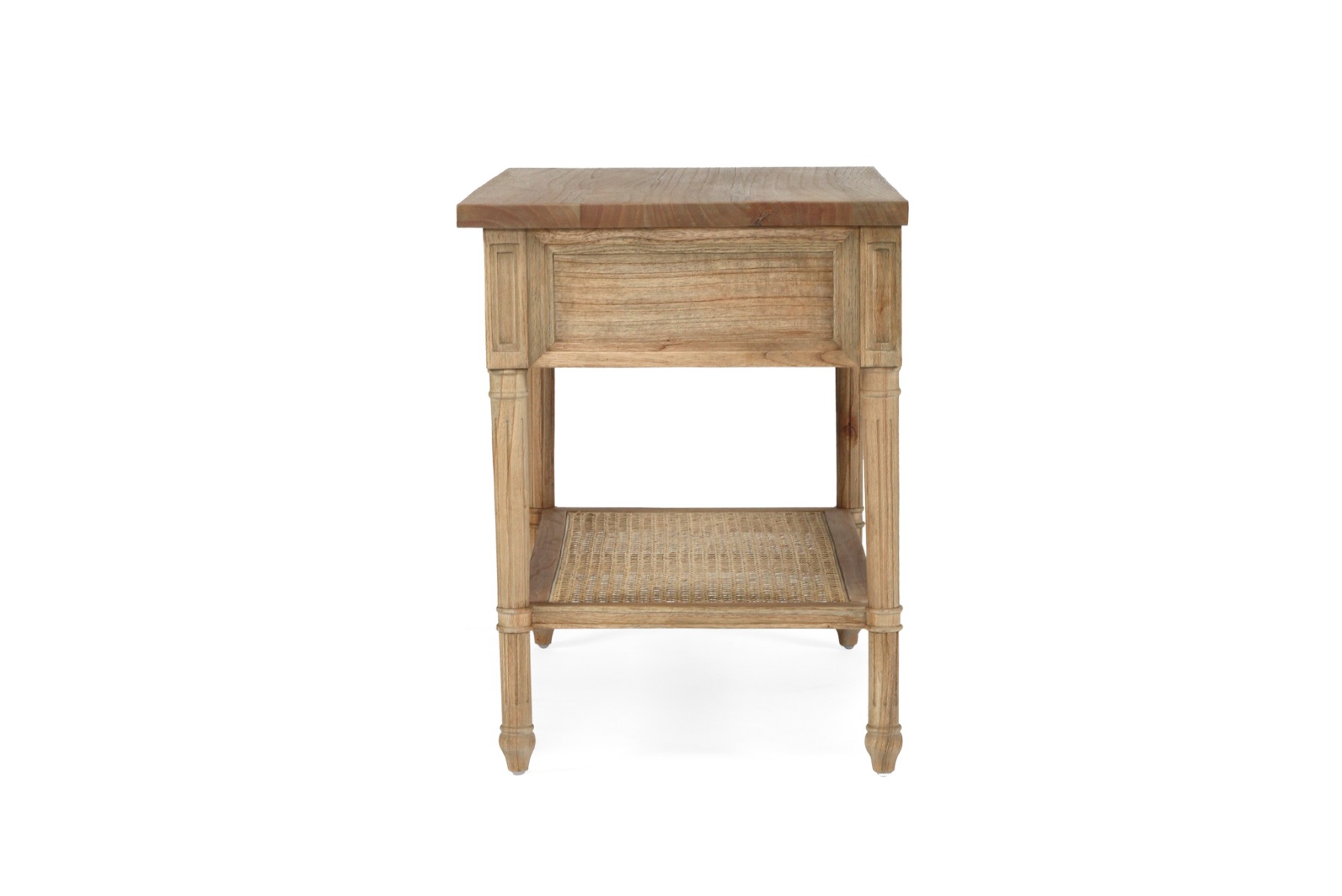 Hamilton Nightstand / Bedside Weathered Oak, W 91cm x D 51cm x H 66cm - Image 8