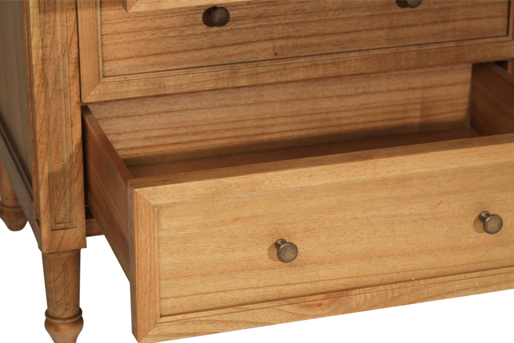 Hamilton Dresser 13 Drawer Weathered Oak, Wide 200cm x High 92cm x Deep 47cm - Image 9