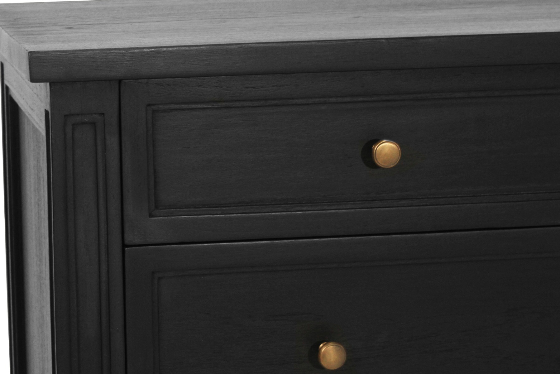 Hamilton Dresser 9 Drawer Black, Wide 154cm x High 92cm x Deep 47cm - Image 7
