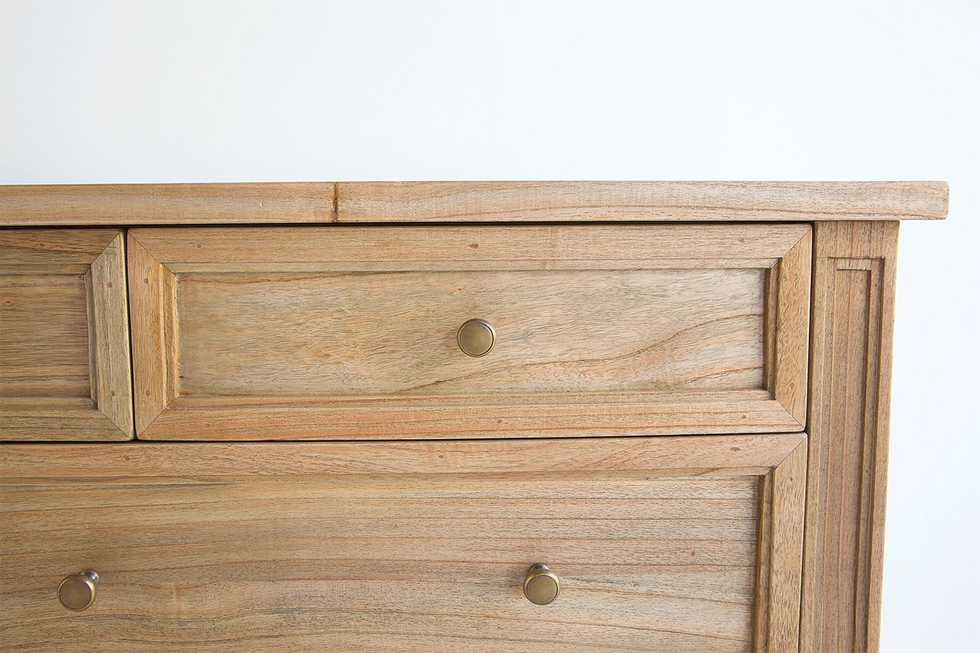 Hamilton Dresser 9 Drawer Weathered Oak, Width 154cm x Depth 47cm x Height 92cm (RRP $2999) - Image 6