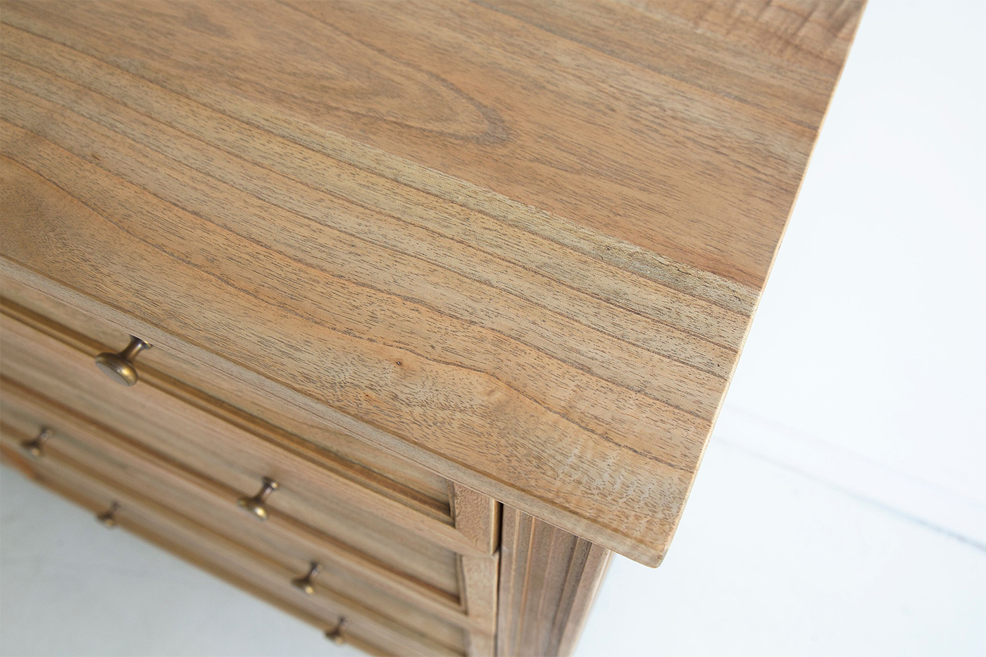 Hamilton Dresser 9 Drawer Weathered Oak, Width 154cm x Depth 47cm x Height 92cm (RRP $2999) - Image 7