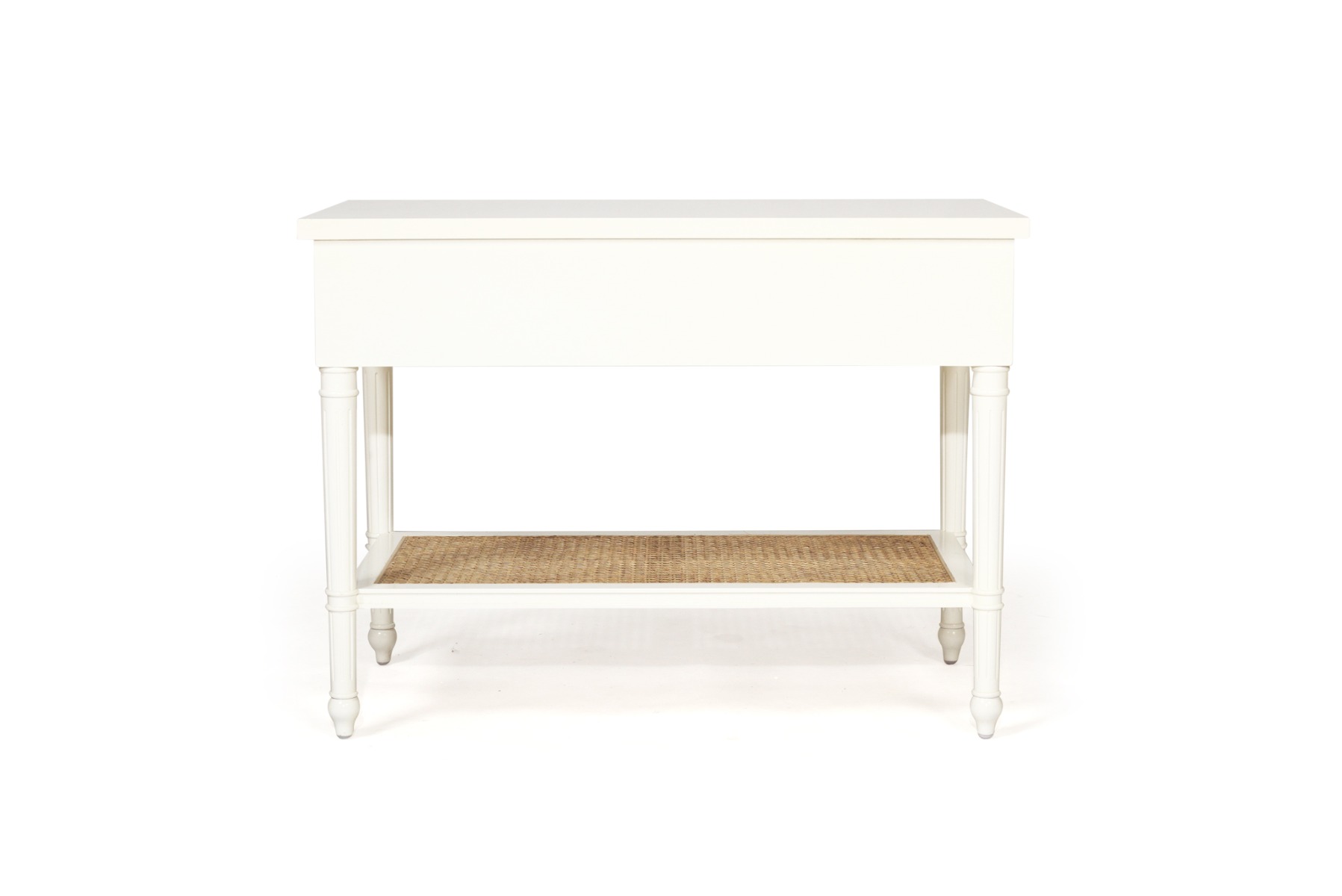 Hamilton Cane Nightstand / Bedside White, W 91cm x D 51cm x H 66cm - Image 15