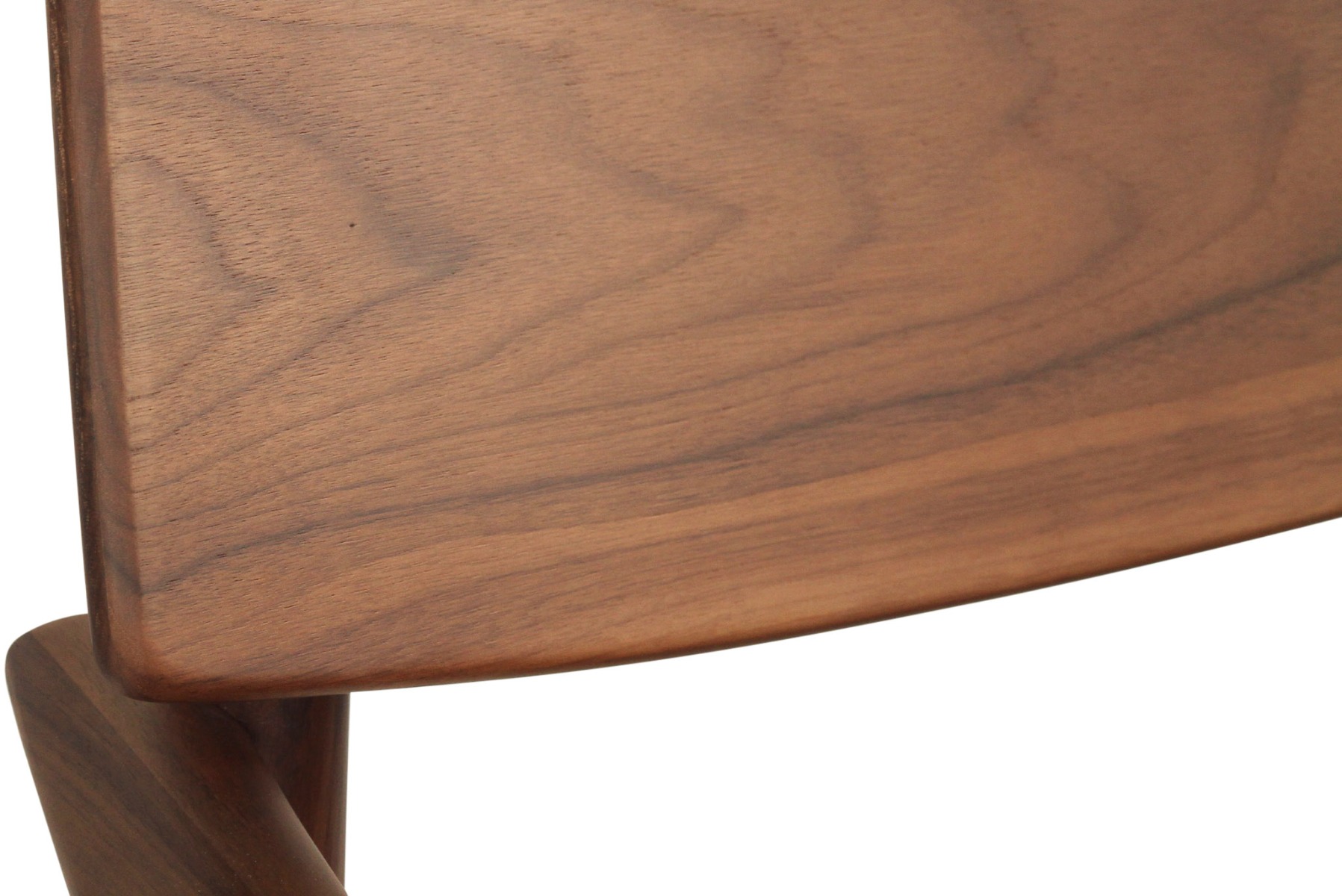 Harlow Dining Armchair Walnut with Timber Seat, W 56cm × D 56cm × H 80cm - Image 10