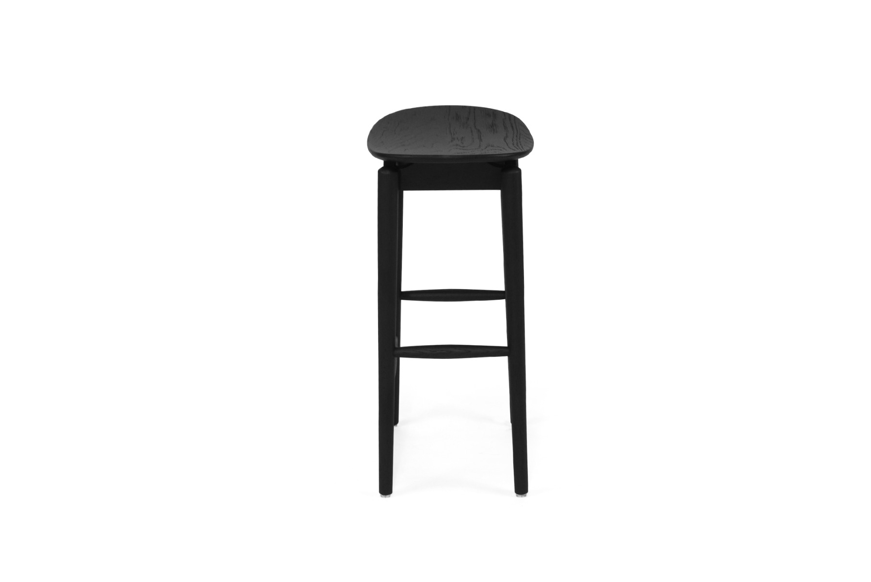 Harlow Counter Stool Black, W 39cm x D 31cm x H 66cm - Image 9