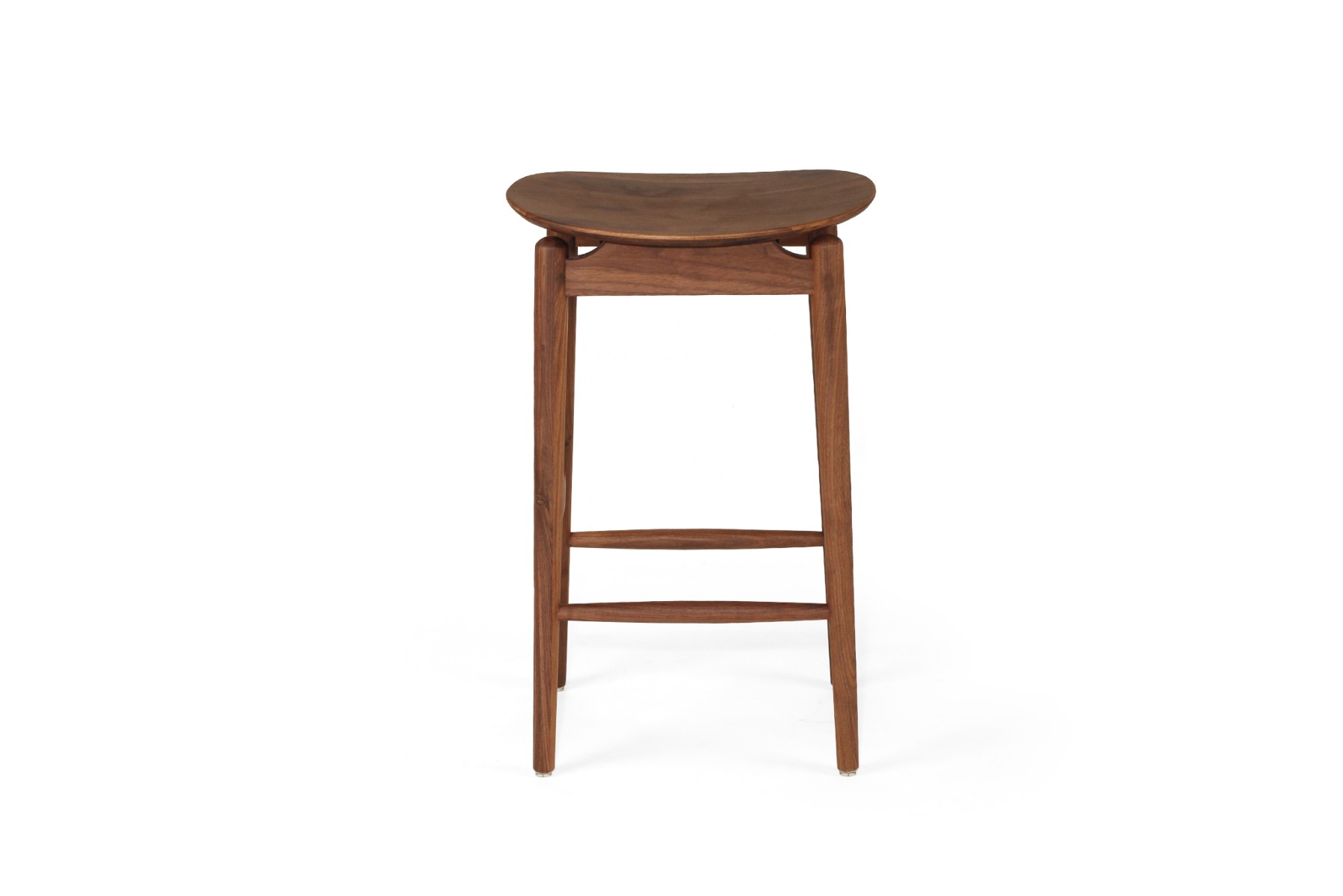 Harlow Counter Stool Walnut, W 39cm × D 31cm × H 66cm - Image 6