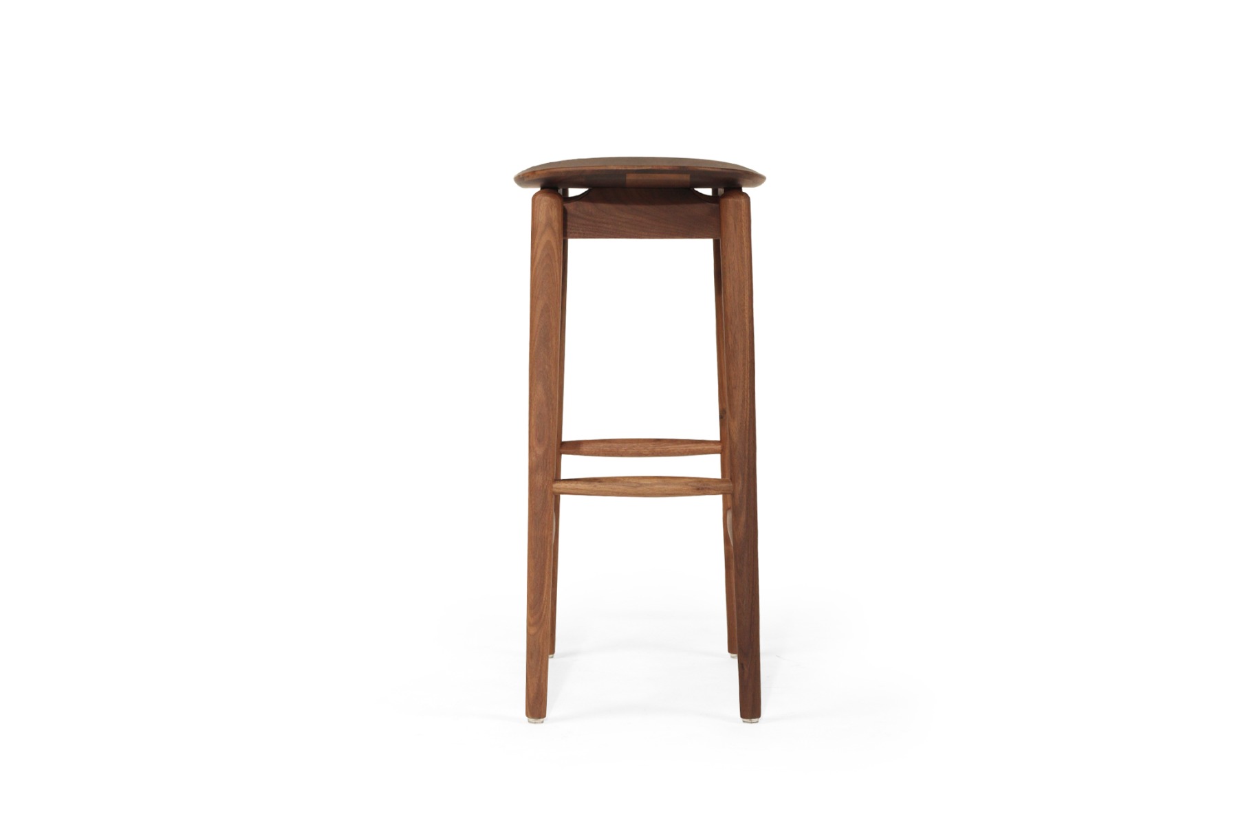 Harlow Counter Stool Walnut, W 39cm × D 31cm × H 66cm - Image 4
