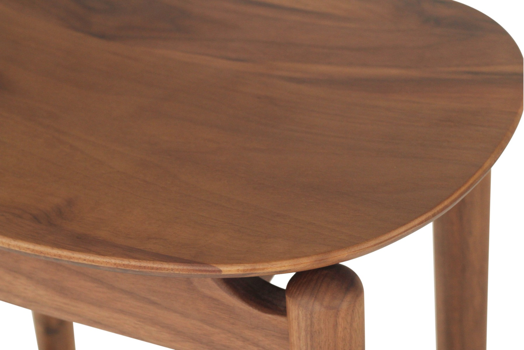 Harlow Counter Stool Walnut, W 39cm × D 31cm × H 66cm - Image 2