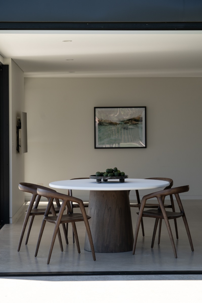 Harlow Dining Table Walnut Base, Width 120cm x Depth 140cm x Height 76cm - Image 8