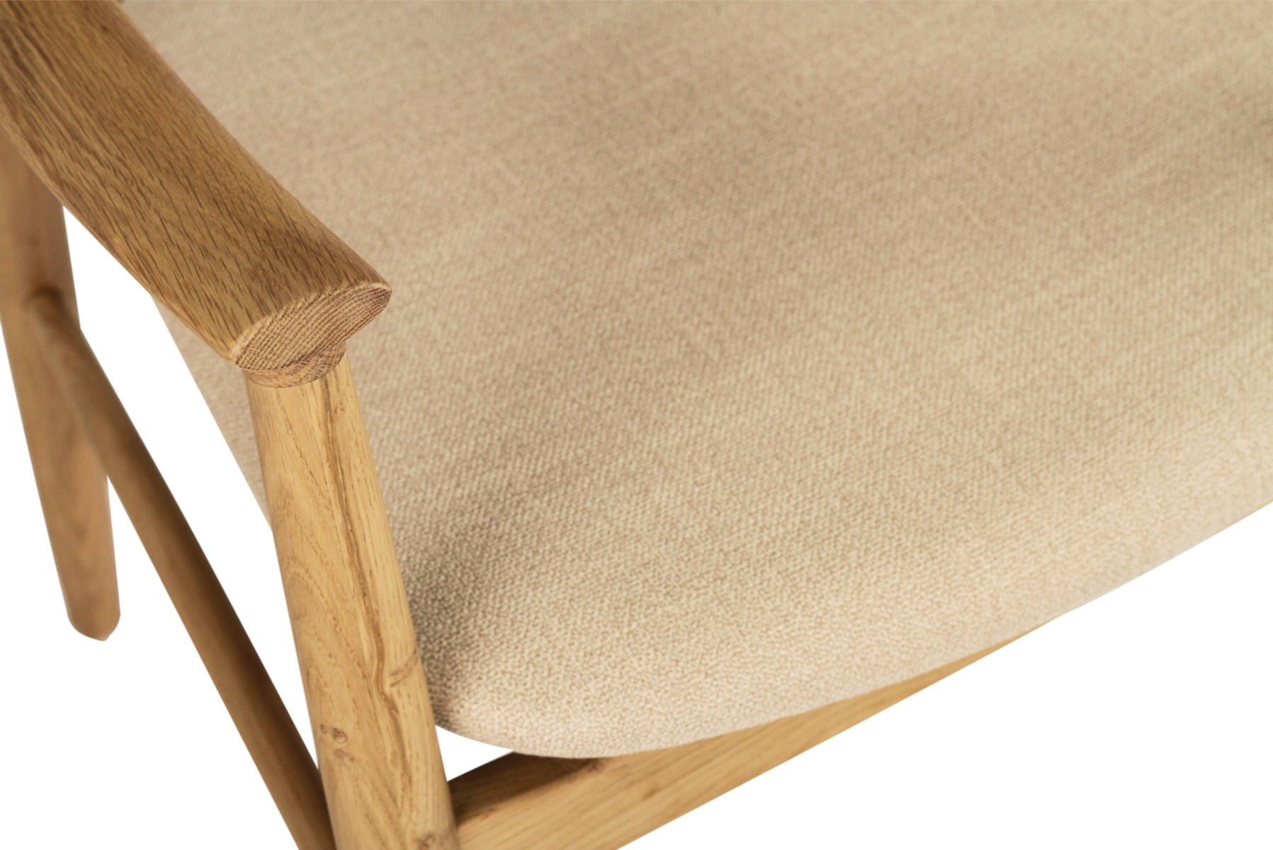 Harlow Dining Armchair Natural, Width 56cm x Depth 56cm x Height 80cm - Image 22