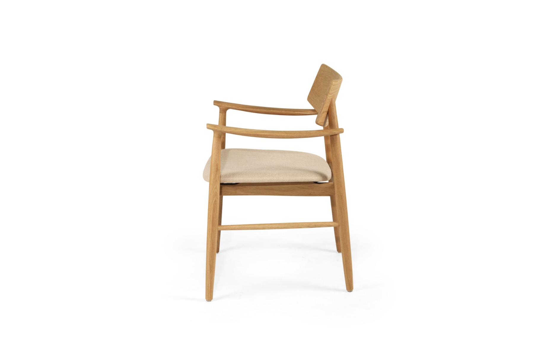 Harlow Dining Armchair Natural, Width 56cm x Depth 56cm x Height 80cm - Image 17