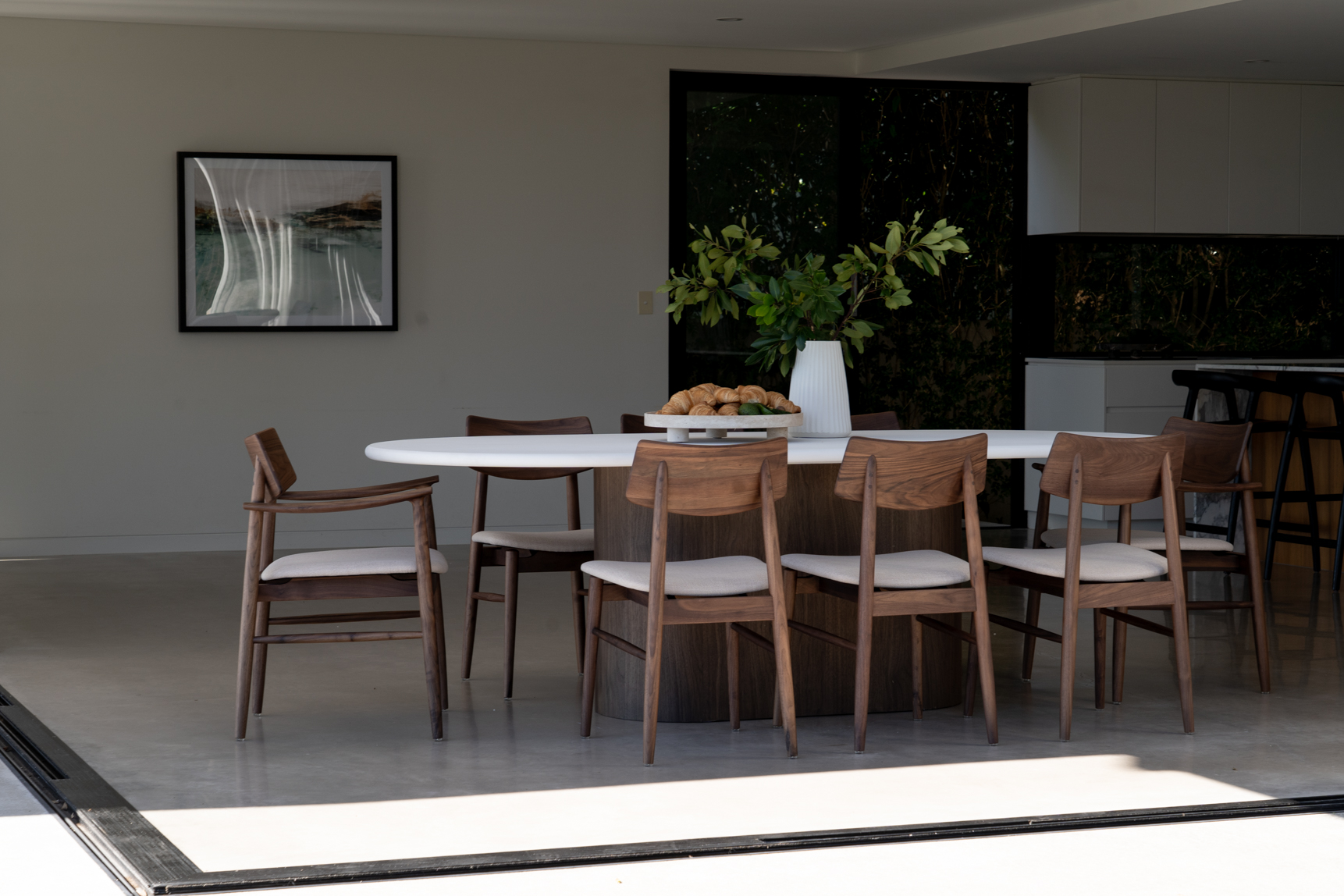 Harlow Dining Chair Walnut, Width 48cm x Depth 51cm x Height 80cm - Image 6
