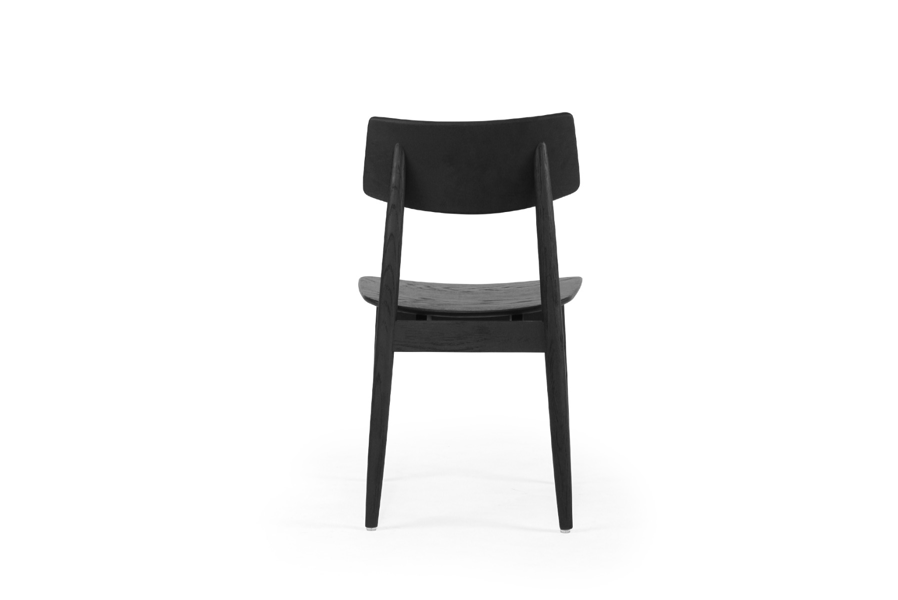 Harlow Dining Chair Black with Timber Seat, W 48cm x D 51cm x H 80cm - Image 7