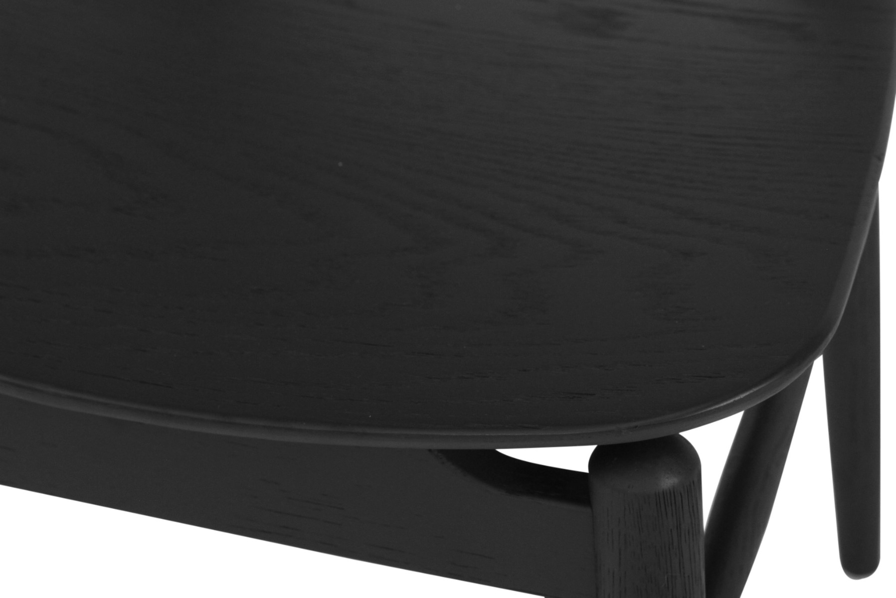Harlow Dining Chair Black with Timber Seat, W 48cm x D 51cm x H 80cm - Image 8