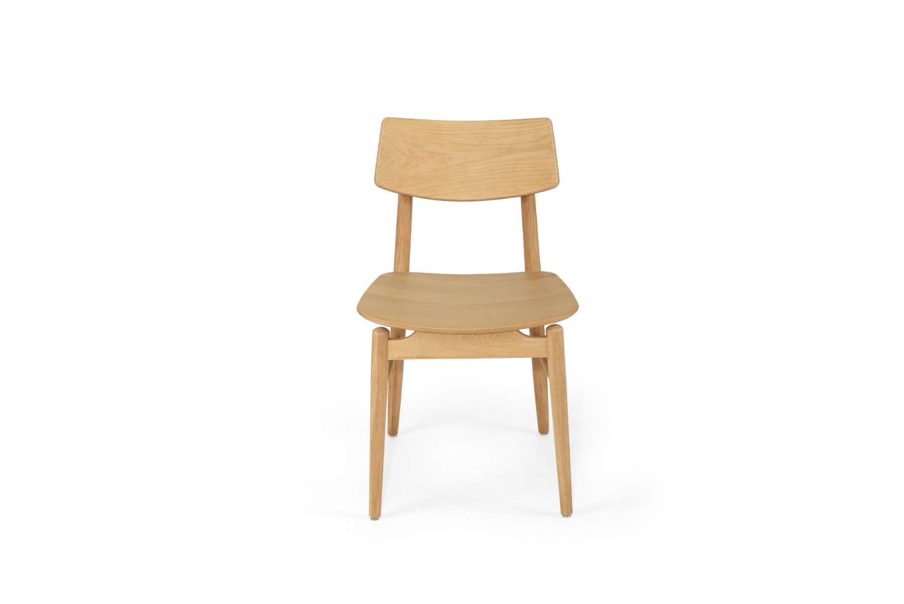 Harlow Dining Chair Natural with Timber Seat, W 48cm × D 51cm × H 80cm - Image 12