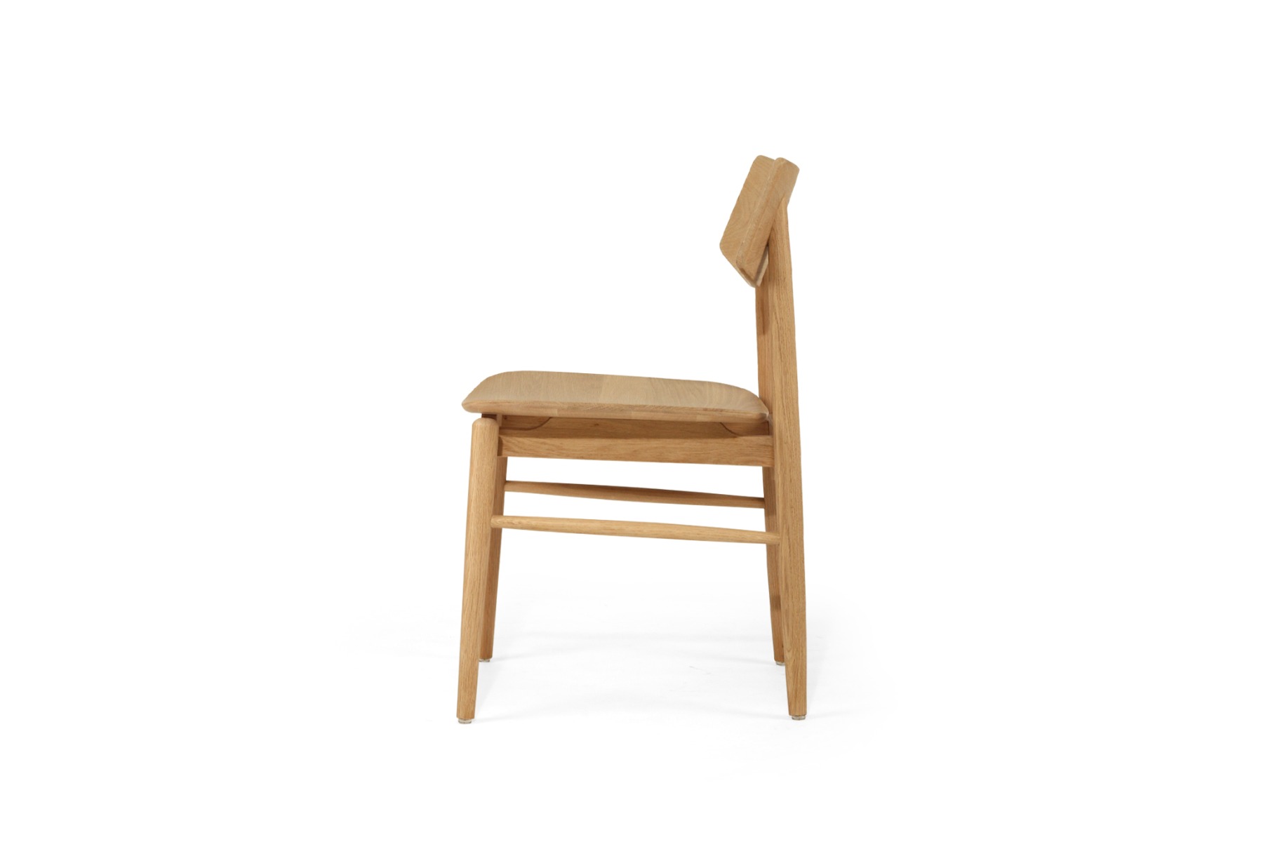 Harlow Dining Chair Natural with Timber Seat, W 48cm × D 51cm × H 80cm - Image 11