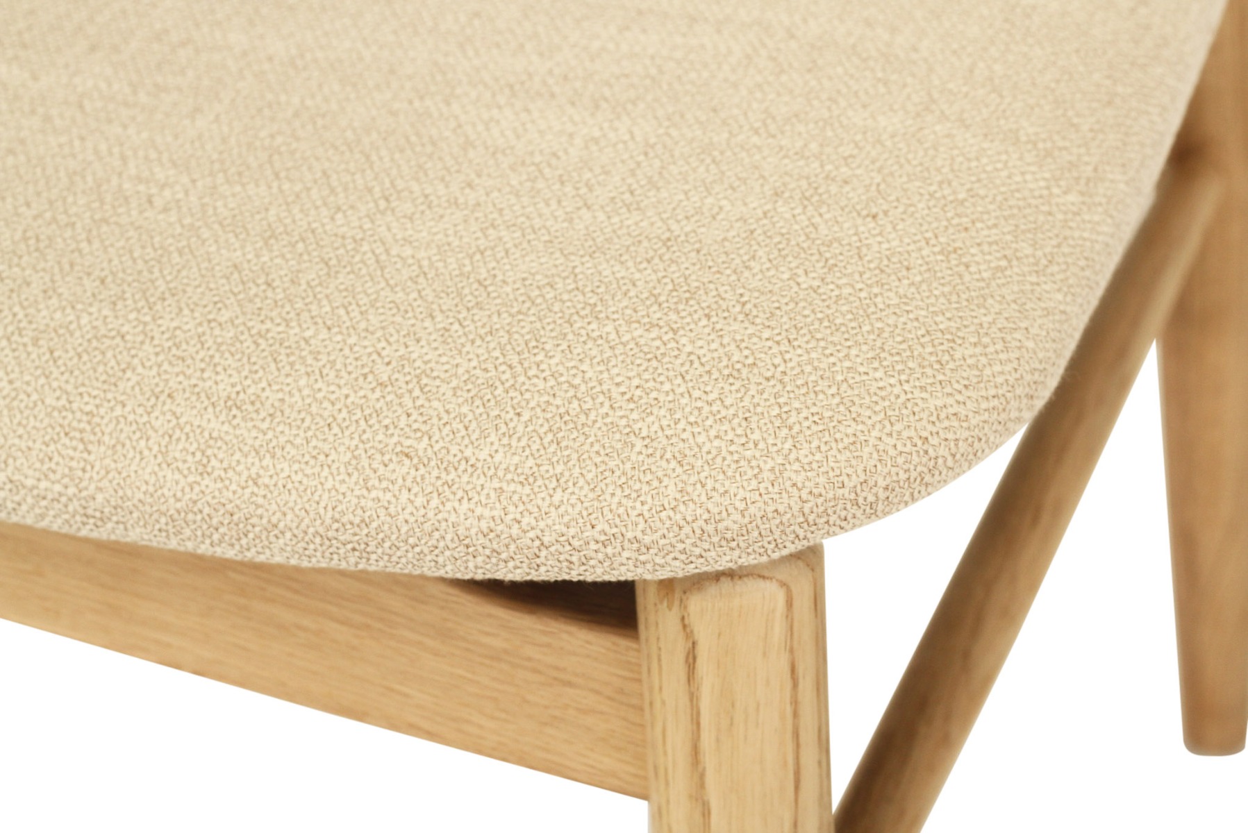 Harlow Dining Chair Natural, Width 48cm x Depth 51cm x Height 80cm - Image 18
