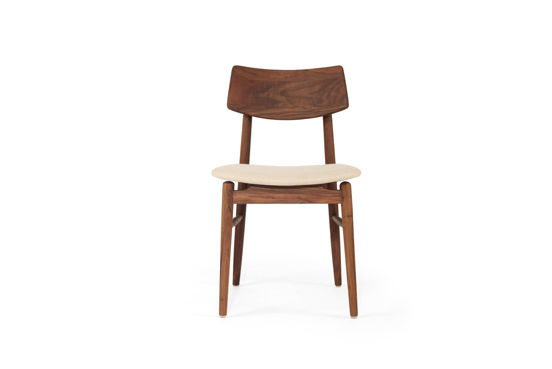 Harlow Dining Chair Walnut, Width 48cm x Depth 51cm x Height 80cm - Image 8