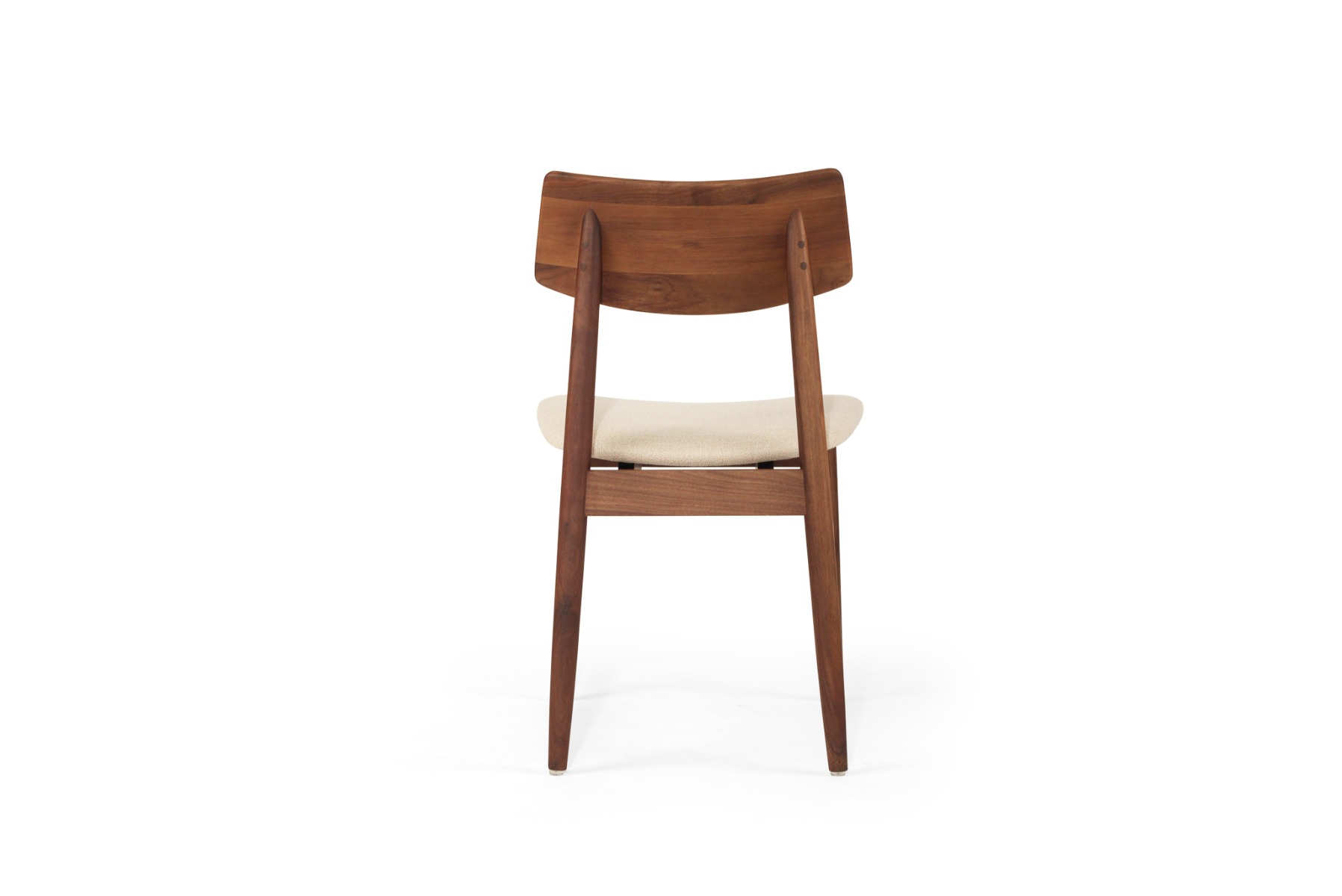 Harlow Dining Chair Walnut, Width 48cm x Depth 51cm x Height 80cm - Image 13