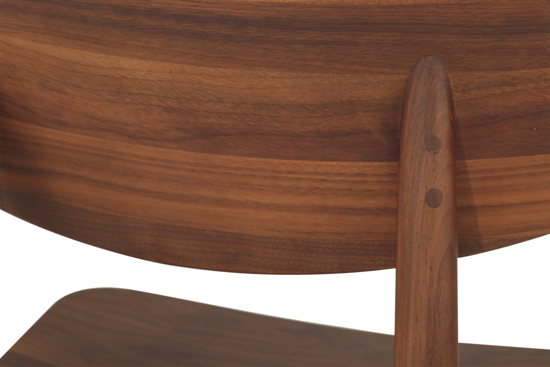 Harlow Dining Chair Walnut with Timber Seat, W 48cm x D 51cm x H80cm - Image 12