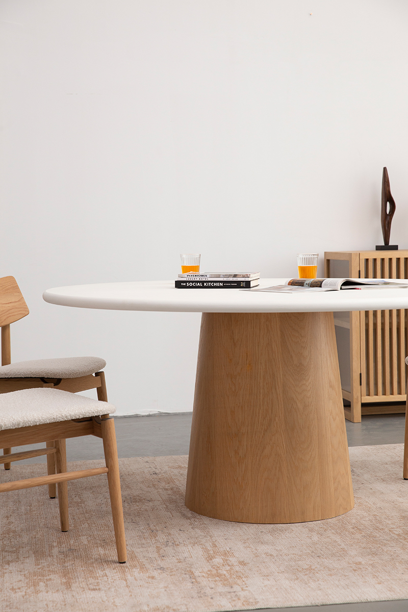 Harlow Dining Table, Width 120cm x Depth 120cm x Height 76cm - Image 6