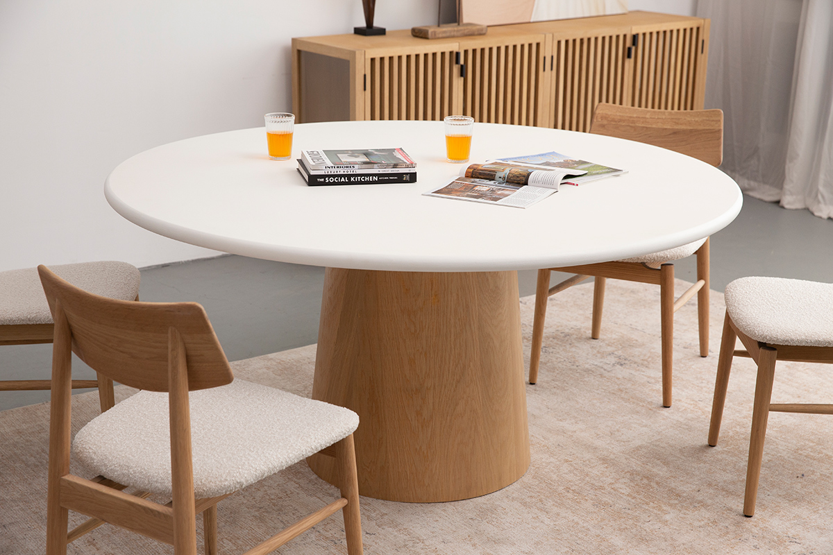Harlow Dining Table, Width 120cm x Depth 120cm x Height 76cm - Image 7