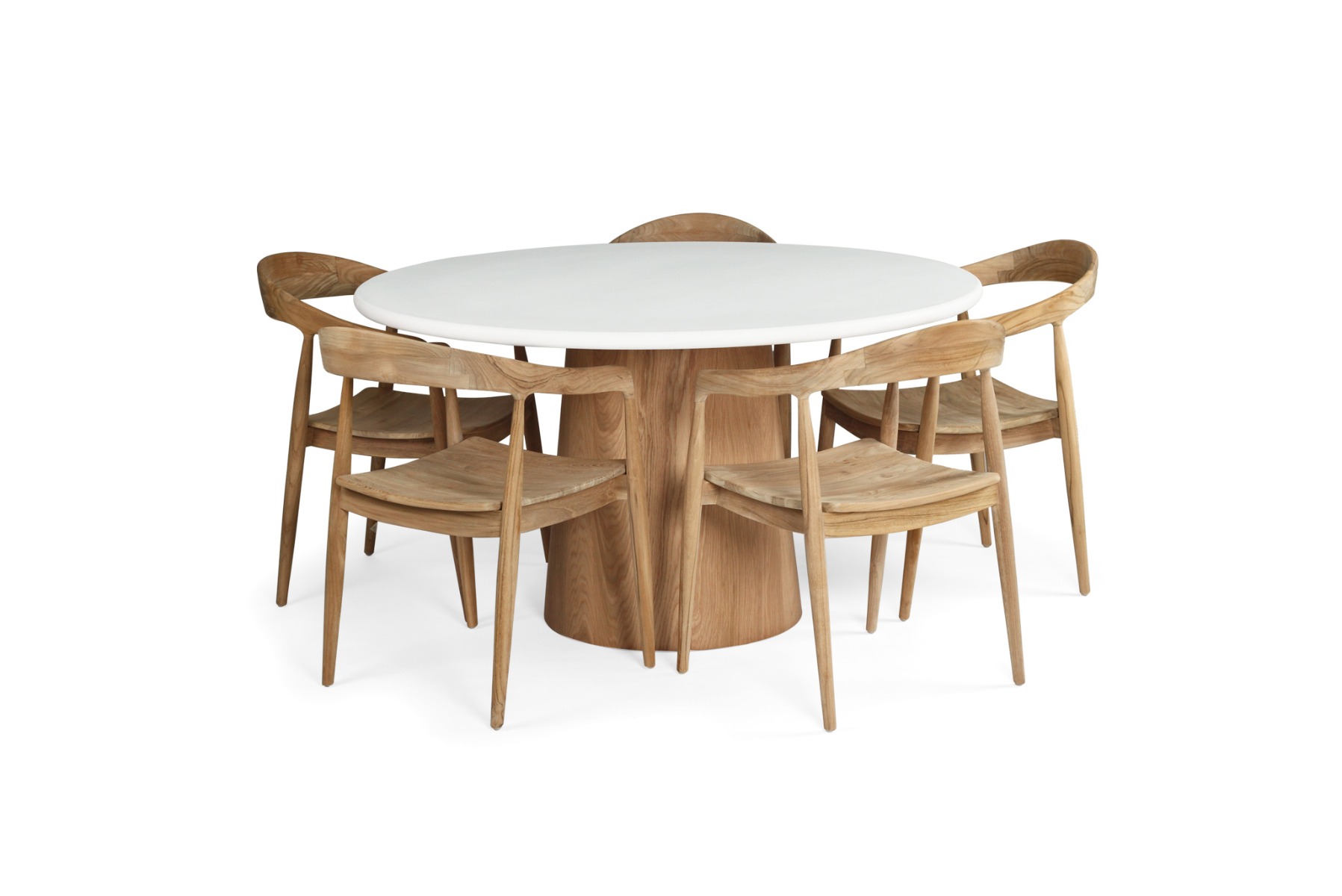 Harlow Dining Table, Width 120cm x Depth 120cm x Height 76cm - Image 3