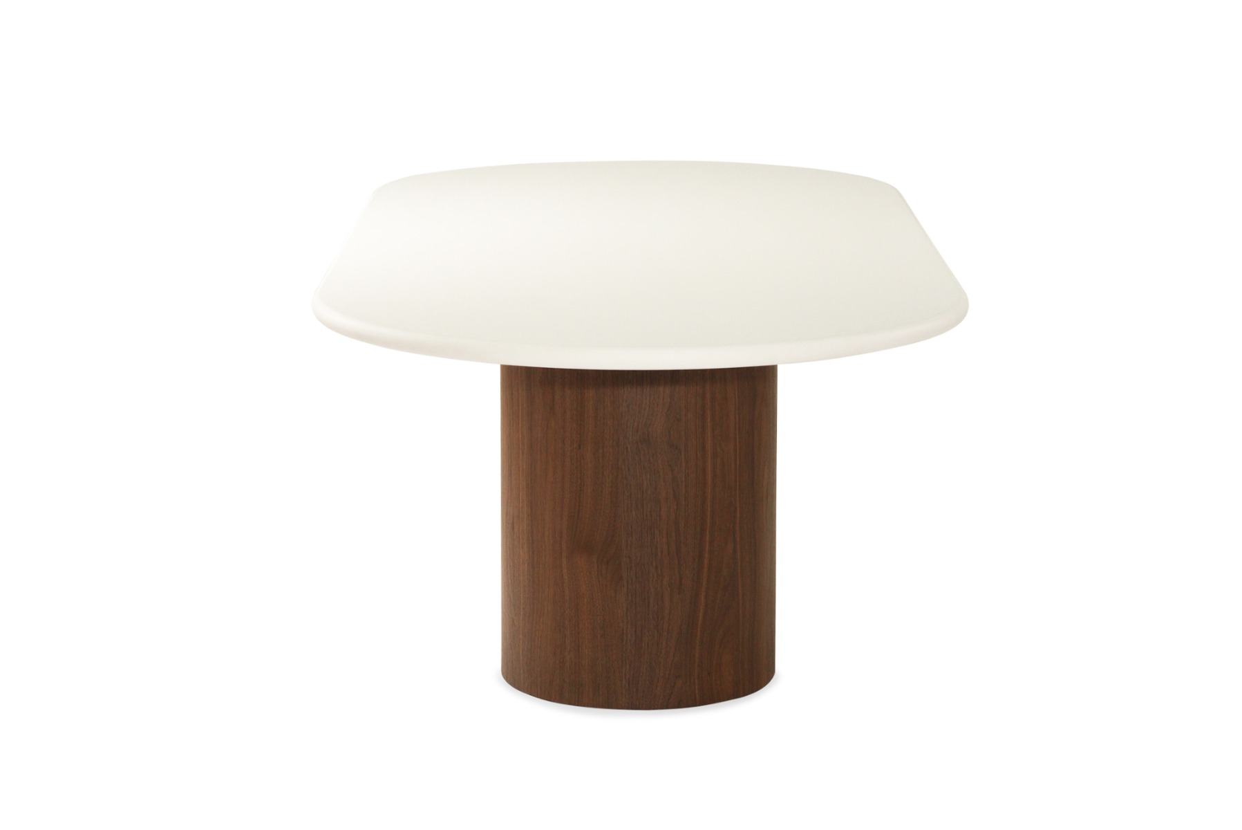 Harlow Oval Dining Table Walnut Base, Width 240cm x Depth 110cm x Height 76cm - Image 15