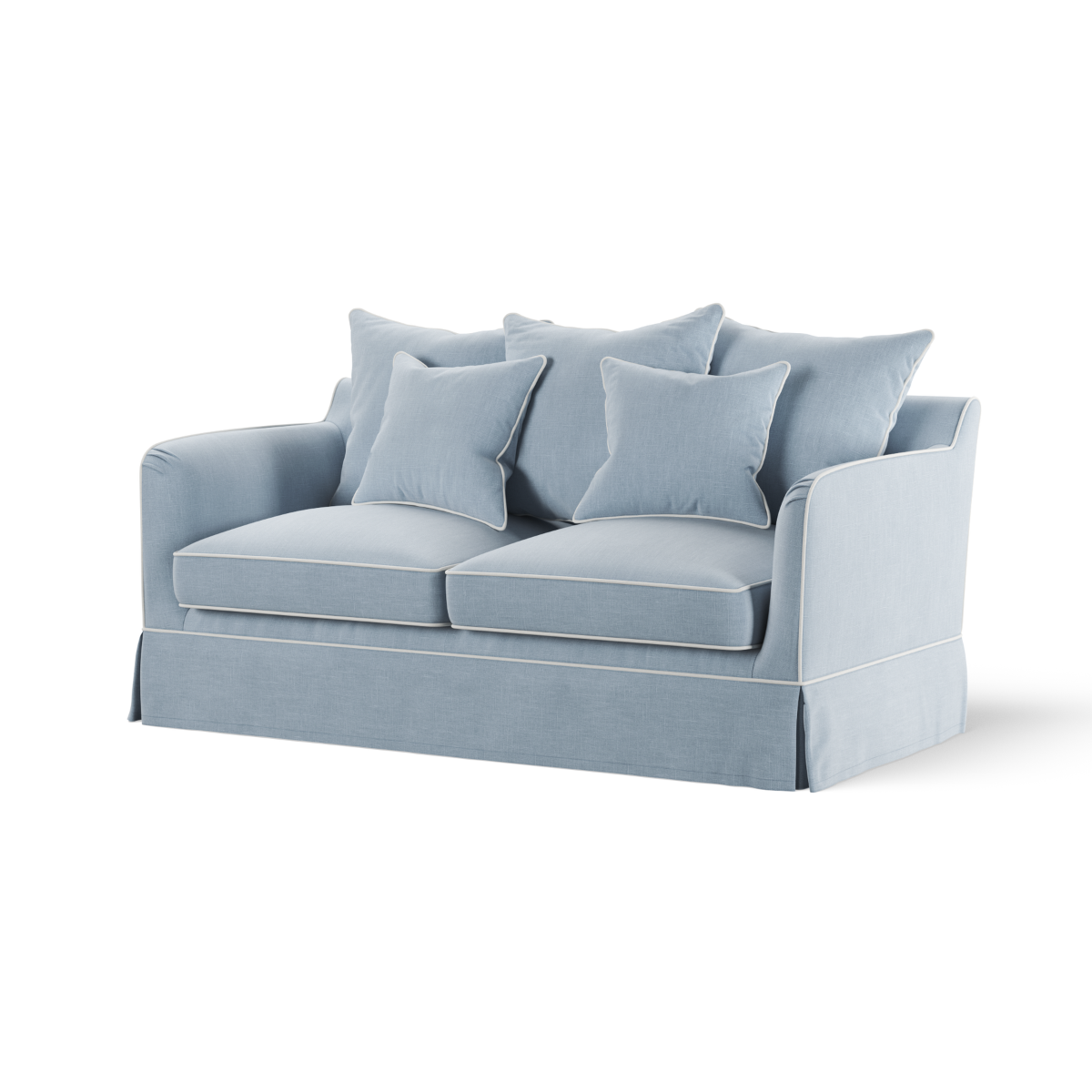 Noosa Hamptons 2 Seat Sofa Bed Noosa Beach, W170cm x D91cm X H80cm (RRP $3299) - Image 2