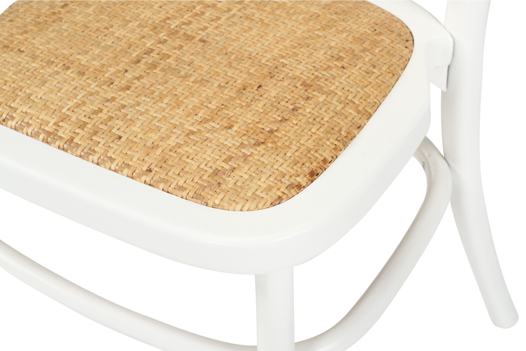 Hoffman Stacking Chair White, W 49cm × D 48cm × H84cm - Image 10