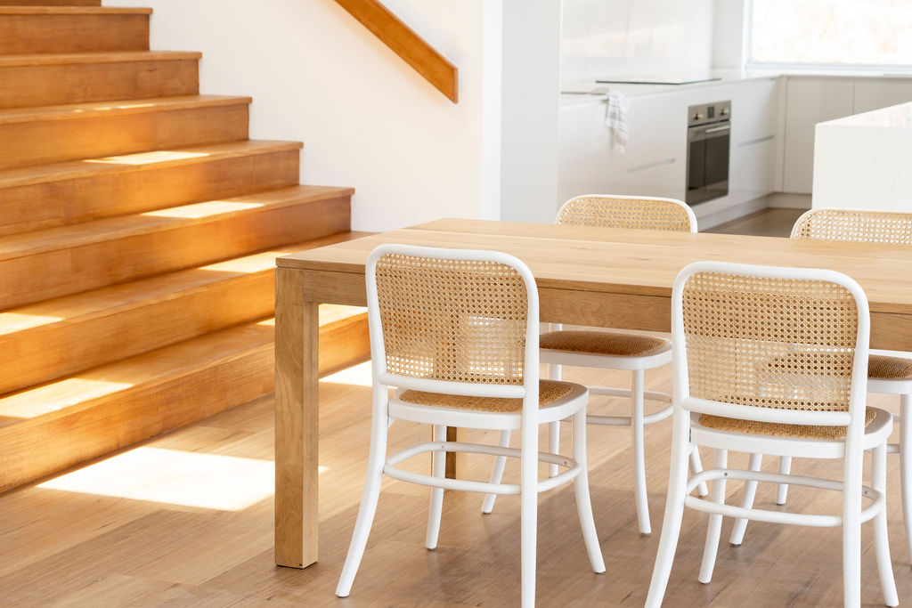 Hoffman Stacking Chair White, W 49cm × D 48cm × H84cm - Image 2