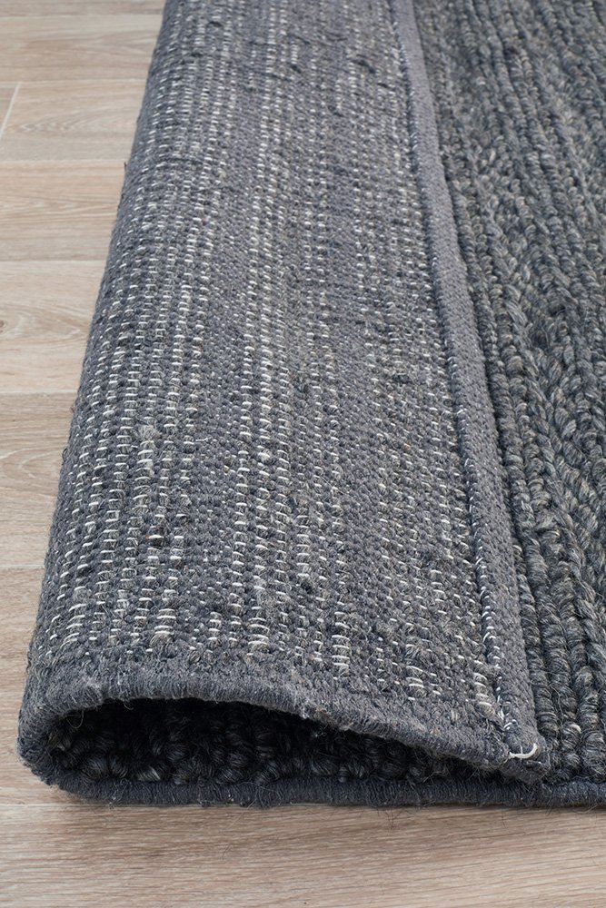 Harvest 801 Hamptons Style Indoor Rug Charcoal - Image 7