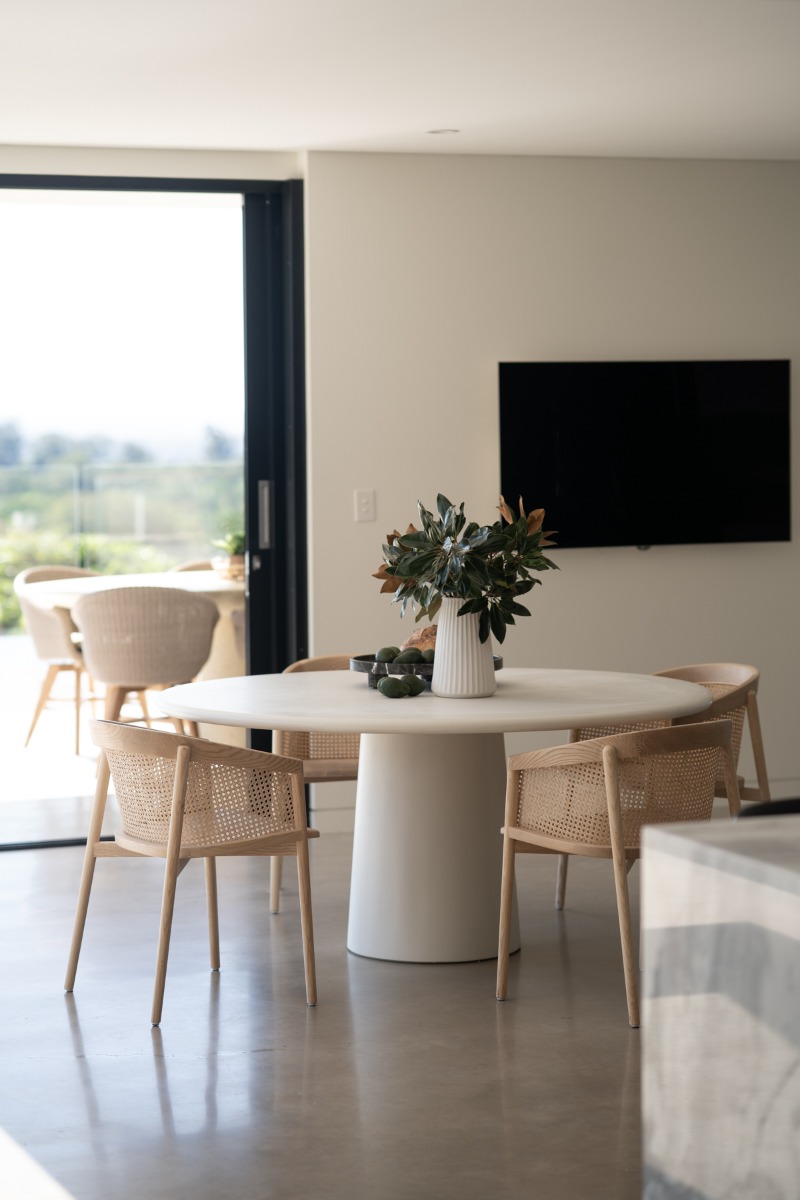 Hugo Dining Table Ivory, DIA 120cm x H 75cm - Image 14