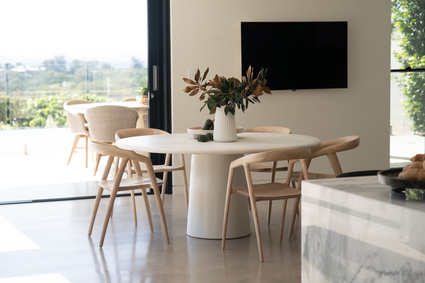 Hugo Dining Table Ivory, DIA 160cm x H 75cm - Image 16