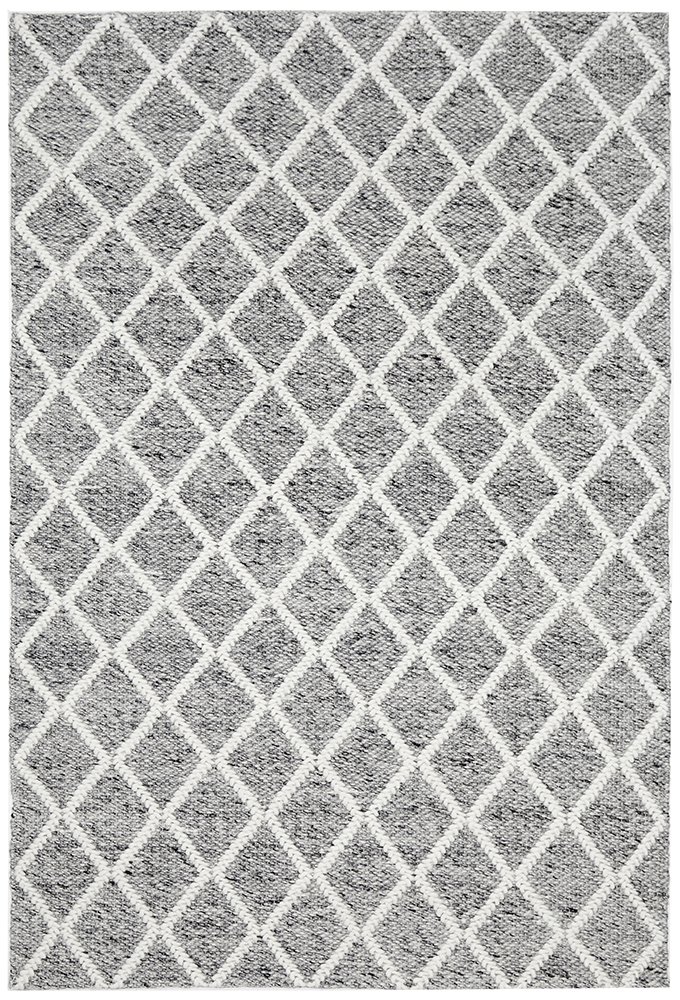 Huxley Hamptons Style Indoor Rug Grey - Image 5