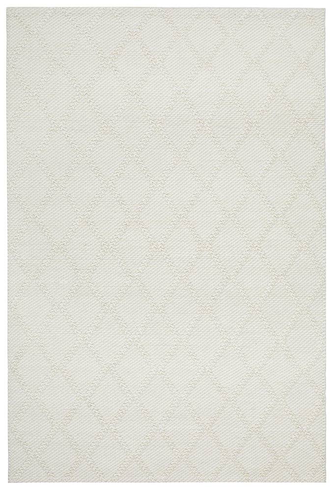 Huxley Hamptons Style Indoor Rug White - Image 4