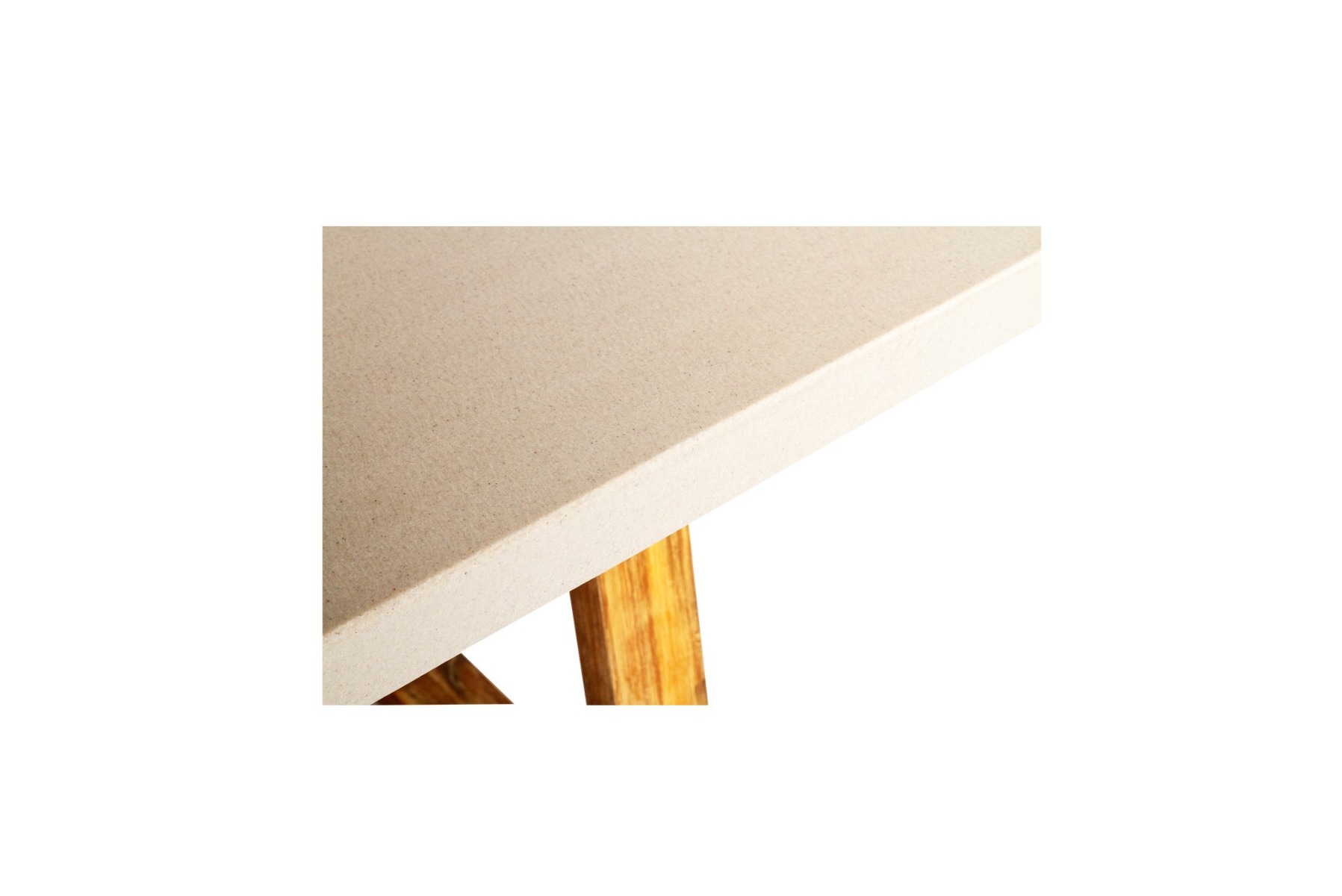 3.0m Sierra Elkstone Rectangular Dining Table – Beige with Light Honey Legs - Image 7