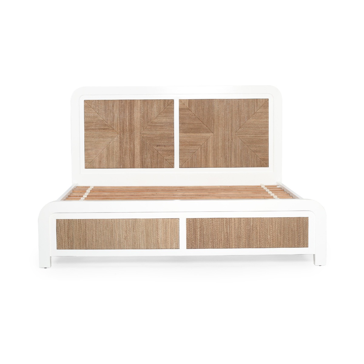 Milford King Bed White by Serrata Living, 195cm Wide x 216cm Long x 125cm High - Image 9