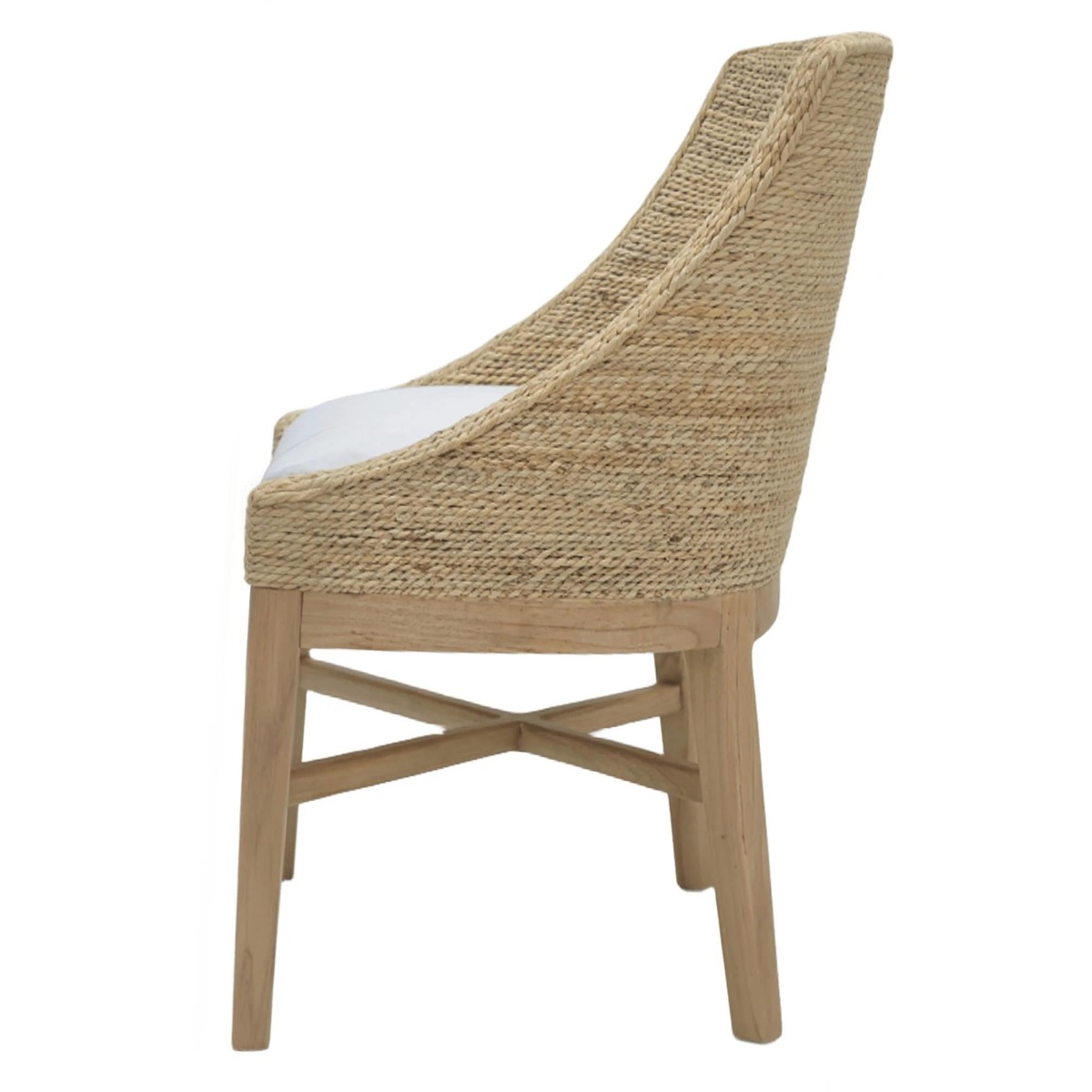 "Coolum" Coastal Style Dining Chair, 57cm W x 56cm D x 88cm H (RRP $599) - Image 3