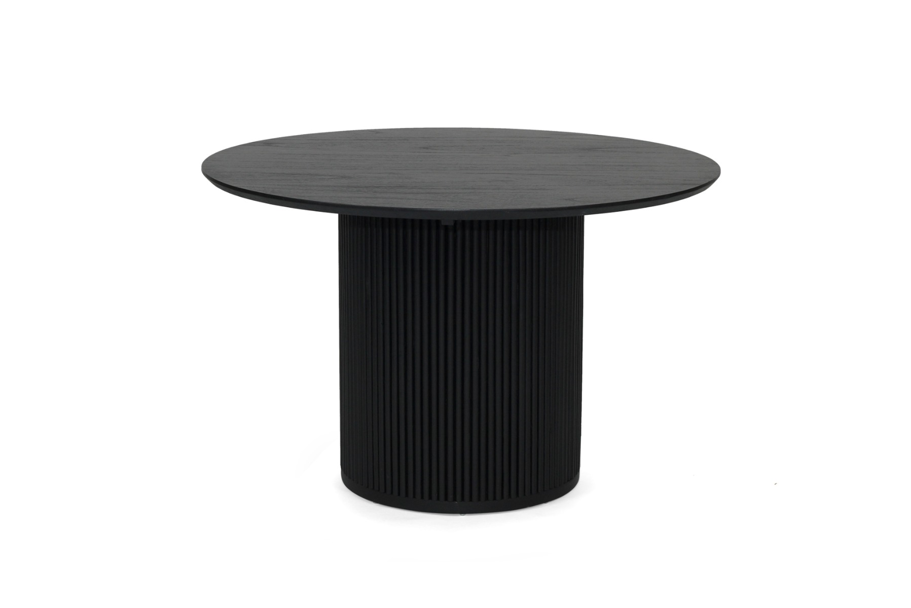 Jonah Round Dining Table Black, Diameter 120cm x Height 76cm - Image 2