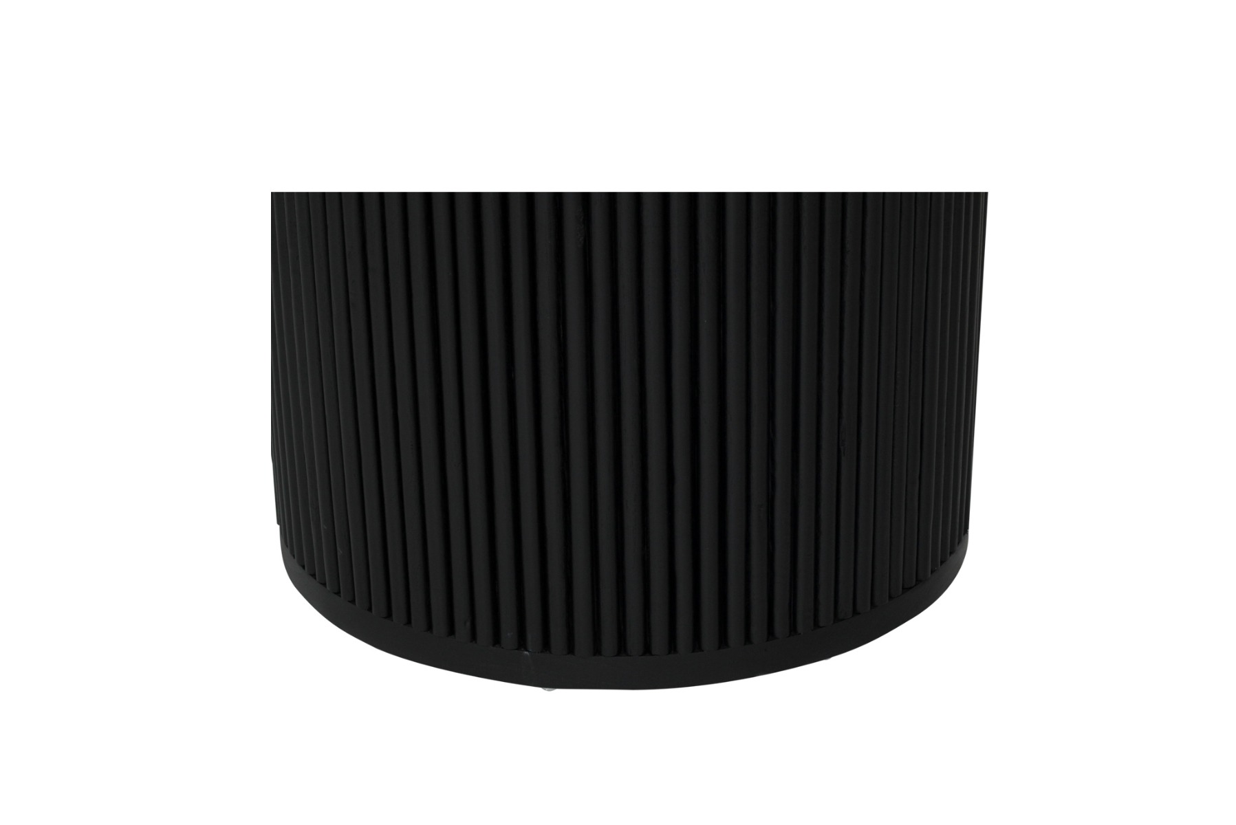 Jonah Round Dining Table Black, Diameter 120cm x Height 76cm - Image 3