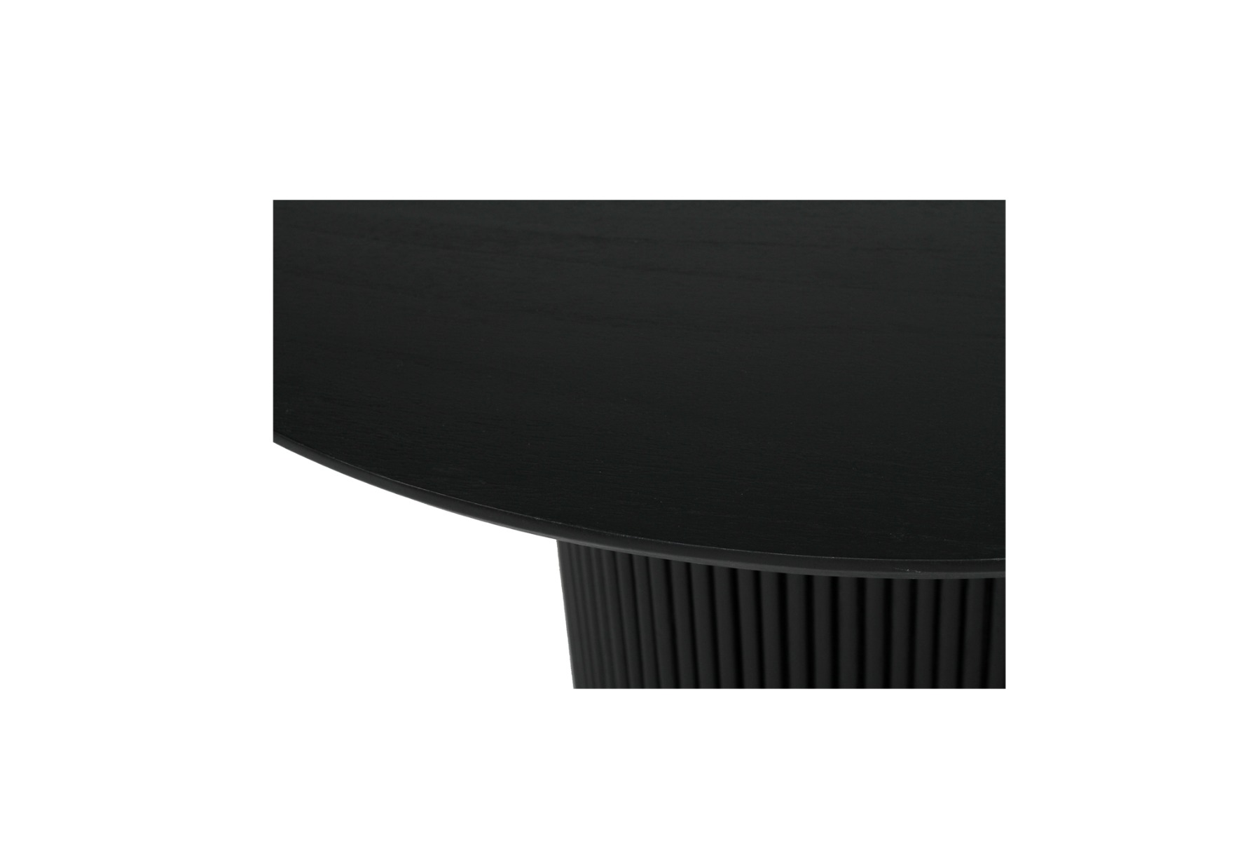 Jonah Round Dining Table Black, Diameter 120cm x Height 76cm - Image 4