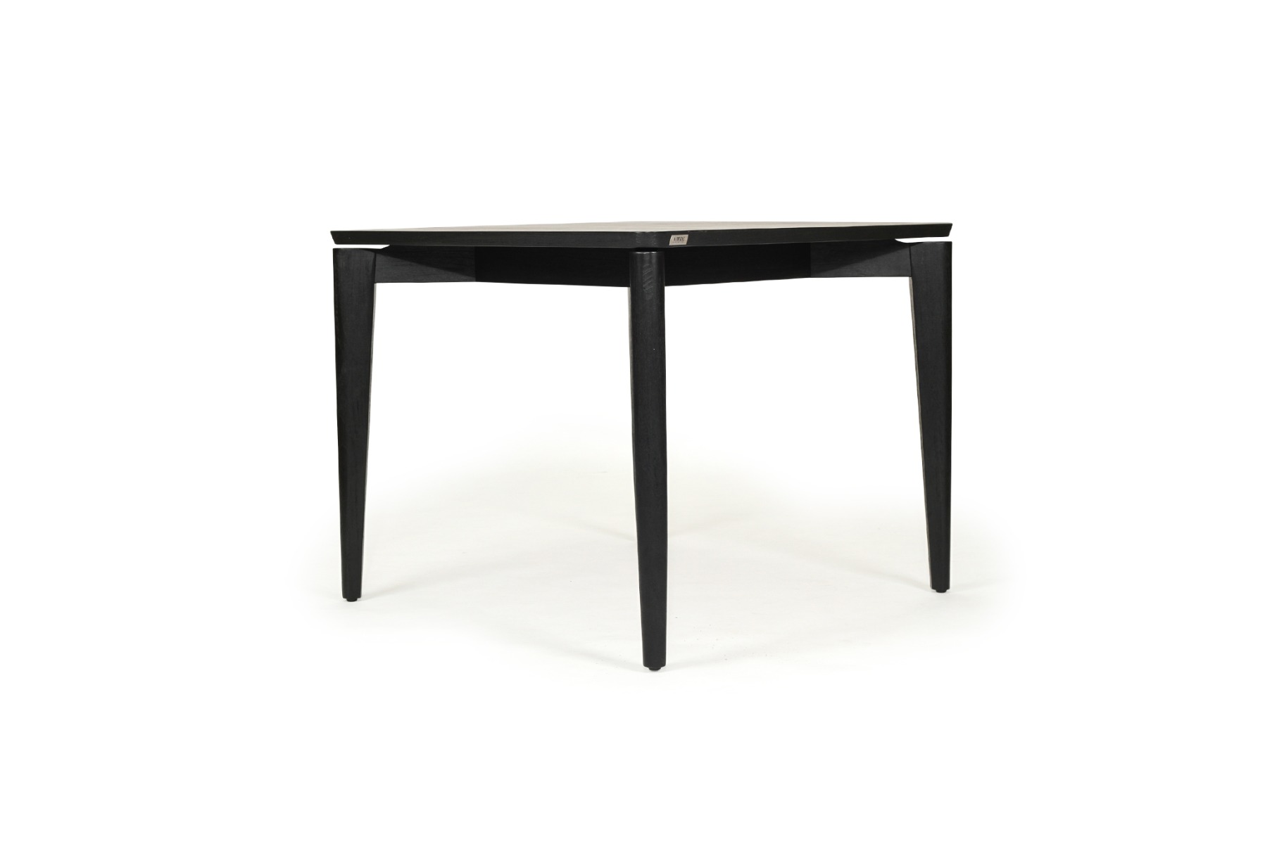 Jude Dining Table Black, W 90cm x D 90cm x H 76cm - Image 3