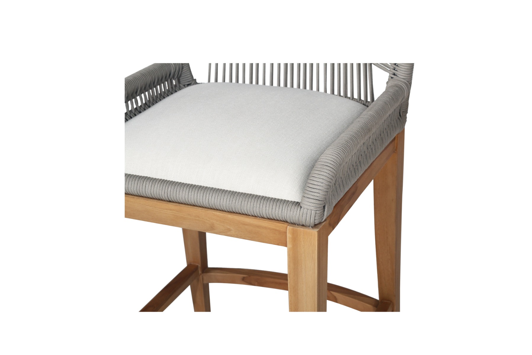 Key Largo Counter Stool Grey, W 59cm x D 63cm x H 114cm - Image 7