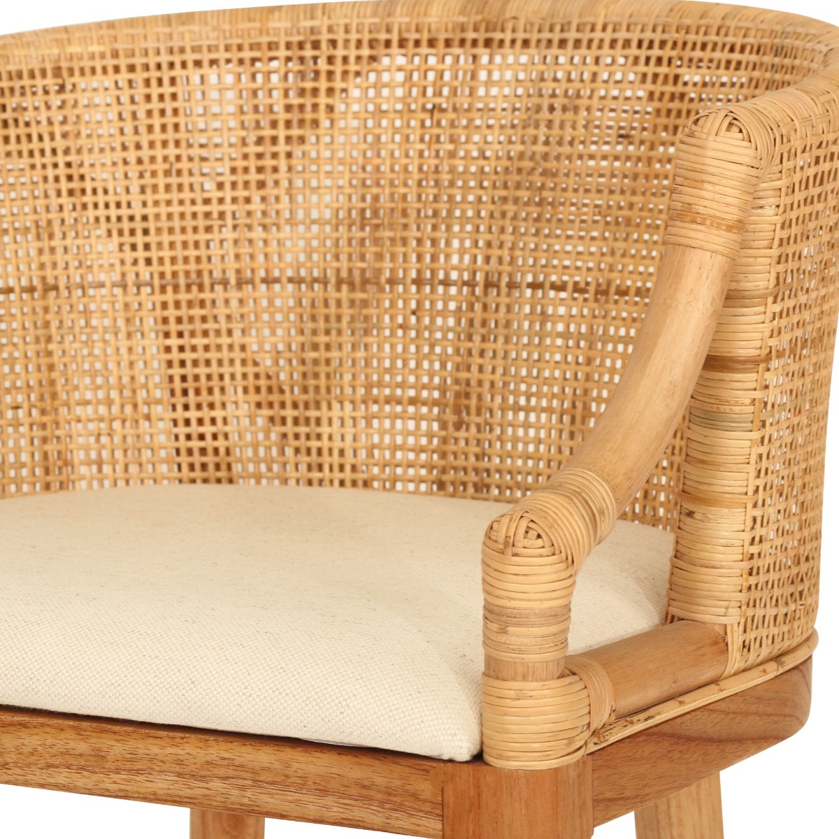 Kingston Counter Stool Natural, W 53cm x D 56cm x H 90cm (RRP $649) - Image 2