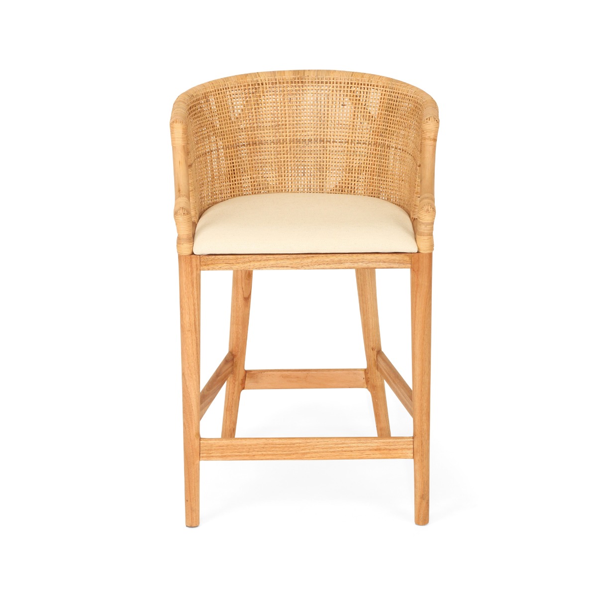 Kingston Counter Stool Natural, W 53cm x D 56cm x H 90cm (RRP $649) - Image 9